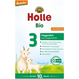 Lapte praf de capra pentru sugari, +10 luni, Formula 3 bio 400g