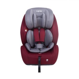 Scaun auto 76-150CM(15M-12Y), R129, isofix si top tether, rosu, U-Grow