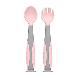 Set lingurita si furculita , roz, U-Grow