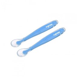 Set 2 lingurite silicon , light blue, U-Grow UG-032LB