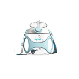 Sticla tritan cu pai si curea , 330 ml , blue, U-Grow