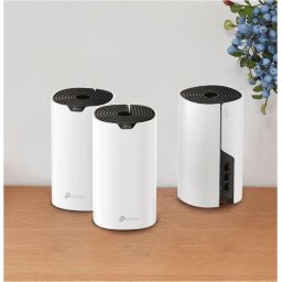 TP-Link Sistem Mesh Wi-Fi pentru întreaga casă AC1900, DECO S7(3- PACK);WI-FI 5, Standarde wireless: IEEE 802.11ac/n/a 5 GHz, IEEE 802.11n/b/g 2.4 GHz, viteza wireless: 5 GHz: 1300 Mbps, 2.4 GHz: 600 Mbps, 3 x antene interne, MU-MIMO, Mod Router, Mod Acce