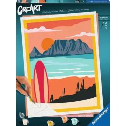 Ravensburger CreArt - Sunset at the Beach, painting