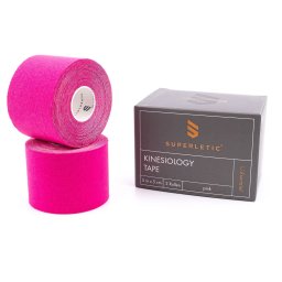 Capital Sports Elek, bandă kinesiologică, 2 role, 5 m x 5 cm, bumbac și lipici acrilic. impermeabil (SPL2-Kintape2erPK)