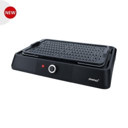 VG P20, Grill Electric, Black,1600 W, functie de control variabil al temperaturii, suprafata striata, 24 luni