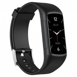 MXM Bandă inteligentă cu ecran AMOLED MF12-ECG - negru
