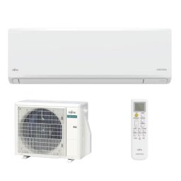 Instalatie de aer conditionat Aparat de aer conditionat Fujitsu ASEH09KNCA / AOEH09KNCA, Inverter 9000 BTU, clasa energetica A++, design compact si elegant, functionare silentioasa, R32