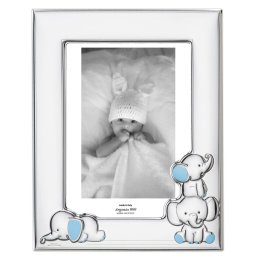 Rama Foto Argint Bebelusi 9x13 cm Elefantei Bleu