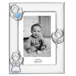Rama Foto Argint Bebelusi 13x18 cm Ingerasi Bleu