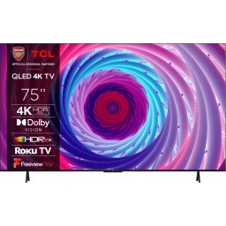 Televizor TCL QLED 75T8C, 189 cm, Smart Google TV, 4K Ultra HD, (Model 2025)