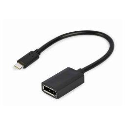 CABLU video GEMBIRD- adaptor USB 31 Type-CT) la DisplayPortM)- 15cm- rezolutie maxima 4K UHD3840 x 2160) la 60 Hz- negru- A-CM-D