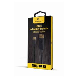 CABLU video GEMBIRD- adaptor USB 31 Type-CT) la DisplayPortT)- 2m- rezolutie maxima 4K UHD3840 x 2160) la 60 Hz- negru- A-CM-DPM