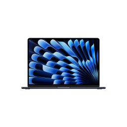 Notebook Apple MacBook Air 15, M2 8-core CPU, 15.3" Liquid Retina, 8GB RAM, 512GB SSD, M2 10-core GPU, macOS Ventura, Negru (INT Keyboard)