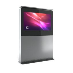 Totem de interior ZL, ZLH32N-SBB, pentru display 32'', inaltime 184 cm, greutate 67 kg, dim.949x1844x450mm
