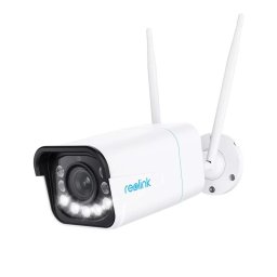 Camera de supraveghere Reolink RLC-811WA , W430, 8MP, 4K ,IR 30m, Wi-Fi, detectie oameni/vehicule/animale, PoE, IP67, Audio bidirectional, Instalare usoara si flexibila, Alb
