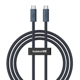 CABLU alimentare si date Baseus Flash Series 2 USB4, Fast Charging Data Cable pt. smartphone, video 8K@60Hz, USB Type-C la USB Type-C 240W, 1m, negru