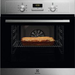 Cuptor incorporabil Electrolux EOH3F00BX, 65 l, Autocuratare catalitica, Timer electronic, Grill, Clasa A, Inox antiamprenta, Argintiu
