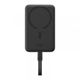 Baterie Externa Wireless Baseus Magnetic Mini, 10000mAh, 30W, PD + FQI, 1 x QI - 2 x USB-C, Neagra P1002210B113-00