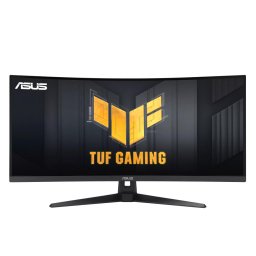 Monitor Gaming VA LED ASUS 34" VG34VQ3B, QHD (3440x1440), HDMI, DisplayPort, Ecran curbat, Boxe, 180 Hz, 1 ms, Negru