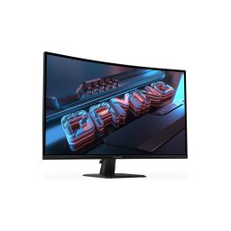 Monitor Gaming VA LED Gigabyte 27" GS27QCA, QHD (2560 x 1440), HDMI, DisplayPort, Ecran curbat, 180 Hz, 1 ms, Negru