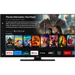 Televizor Horizon QLED 55HQ8560U/D, 139 cm, Smart, 4K Ultra HD, Clasa E, Negru
