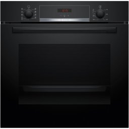 Cuptor incorporabil Bosch HBA534EB3, 71 L, Electric, Multifunctional, Grill, 7 functii, Autocuratare EcoClean + hidrolitica, 3D Hotair, Suport telescopic, Clasa A+, Negru