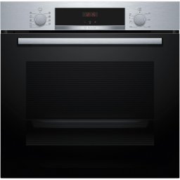 Cuptor incorporabil Bosch HBA534ES3, 71 L, Electric, Multifunctional, Grill, 7 functii, Autocuratare EcoClean + hidrolitica, 3D Hotair, Suport telescopic, Clasa A+, Inox