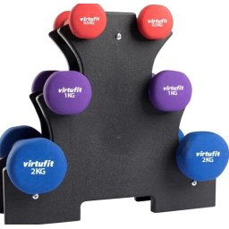 Set gantere cu suport Virtufit 7 Kg