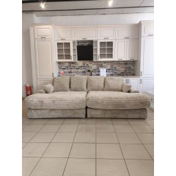 Canapea Fluffy Fixă cu o suprafață de dormit generoasă și confortabila