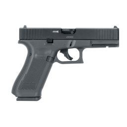 Pistol paintball cu bile de cauciuc/creta/vopsea Umarex Walther GLOCK 17 Gen5 T4E, cal. .43, negru, 5 Jouli