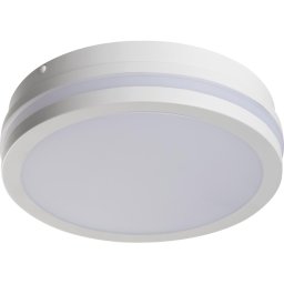 Plafonieră LED de exterior cu senzor Kanlux 38777 BENO 12/18W/230V 3000/3500/4000K IP65 alb