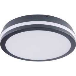 Plafonieră LED de exterior cu senzor Kanlux 38784 BENO 24/30W/230V 3000/3500/4000K IP65 antracit