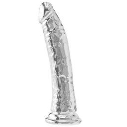 Toy Joy Get Real Dildo 24 cm Transparent Membrul Flexibil si Venele Definite Ofera Senzatie Reala