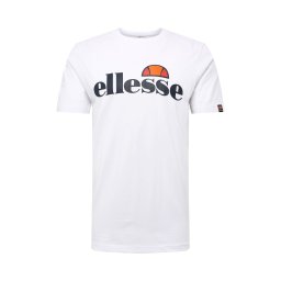 ELLESSE Tricou 'Prado' portocaliu mandarină / roșu rodie / negru / alb