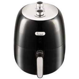 Friteuza cu aer cald Fram FAF-1500BK, 1500 W, mecanic, 3.2 litri, termostat reglabil, timer 30 min, negru
