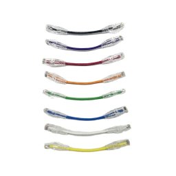 Cablu CAT 6A Slim UTP, 4PR/28AWG Pure Cooper, Patchcord, 8 inch, 20 cm