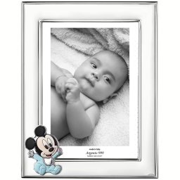 Rama Foto Argint Bebelusi 9x13cm Mickey Mouse