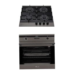 Pachet Cuptor electric incorporabil Tornado Eclipse, Dark Inox + Plita incorporabila Tornado Eclipse, Dark Inox