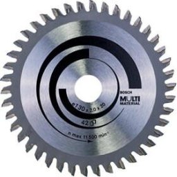 Lama de fierastrau circular multimaterial, 130 x 20/16 x 2 mm, 42 dinti