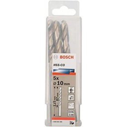 Capat de burghiu elicoidal HSS-Co DIN338 10mm 5buc
