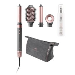 Ondulator Multistyler 1400W, ceramică, ionizare, 3 temperaturi, 2 viteze, accesorii multiple, gri