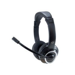 Casti POLONA02BA, Cu fir, 3.5 mm, 2 m, Negru