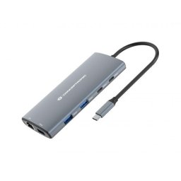DONN06G, Grey USB 3.0x2, 1 x MicroSD/TF, 1 x SD, USB Type C x1, HDMI x1