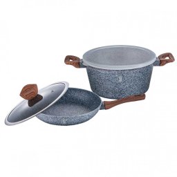 Tigai si seturi Set oala cu capac si tigaie, Berlinger Haus BH6199 Forest Line