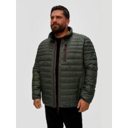 Jacheta barbati cu buzunare oblice si logo verde (SELECTATI MARIMEA: 4XL)