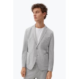 Sacou barbati cu croiala Slim fit Joog Suit gri deschis (SELECTATI MARIMEA: 52)