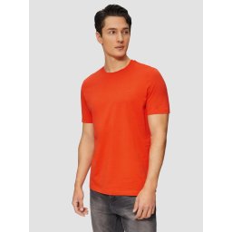 Tricou cu maneca scurta, barbati, cu logo si croiala Regular fit, Portocaliu (SELECTATI MARIMEA: S)