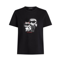 Karl Lagerfeld Tricou gri / sângeriu / negru / alb