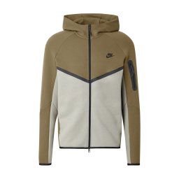 Nike Sportswear Hanorac 'Tech Fleece' gri deschis / oliv / negru