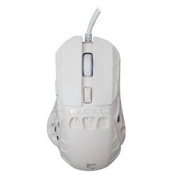 WHITE SHARK ECTOR-W GM-5016W RGB Mouse de gaming, 12.200 dpi, 7 butoane alb